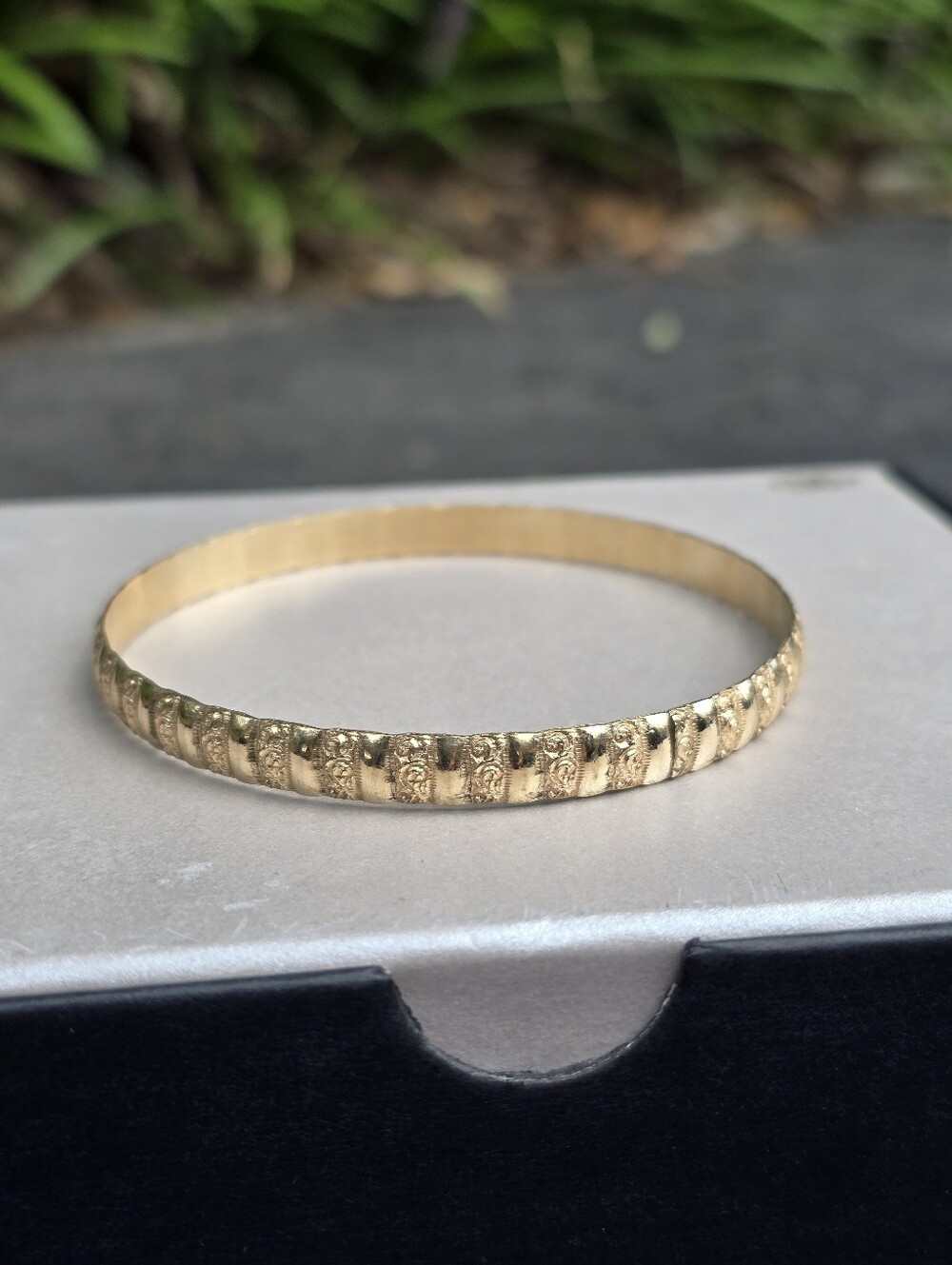 14k Gold Bangle Bracelet Unmarked FIRM